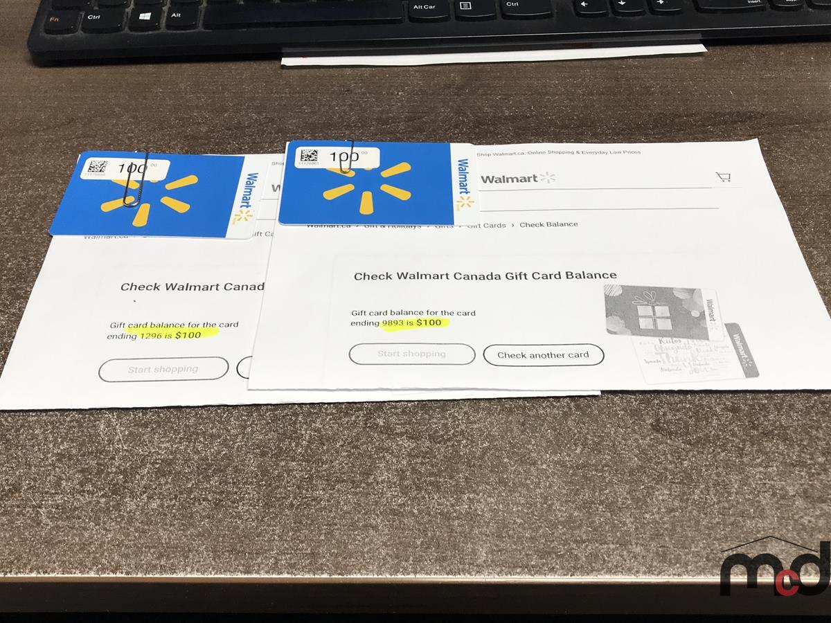 2 Walmart Gift Cards   IMG 9762.JPG